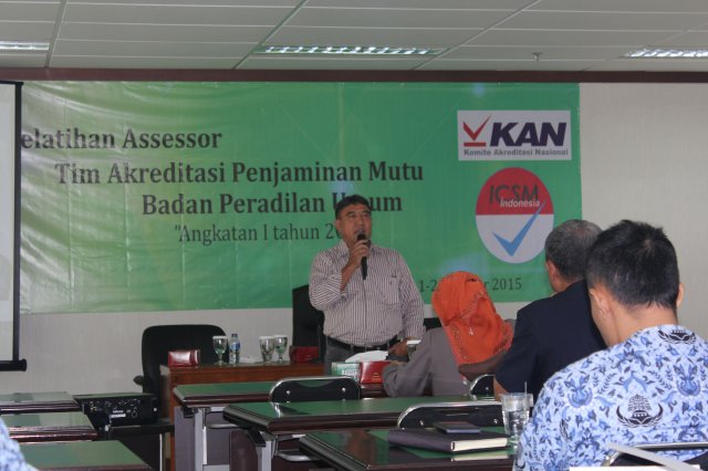 Pelatihan Asesor 1-2 Oktober 2015